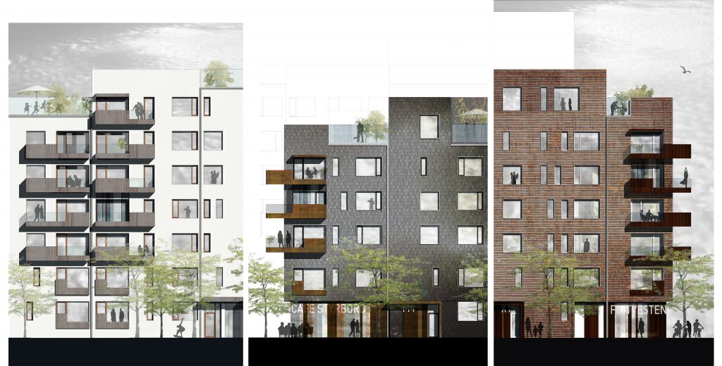 Styrbord, Bagbord og Flytvesten facadeudtryk