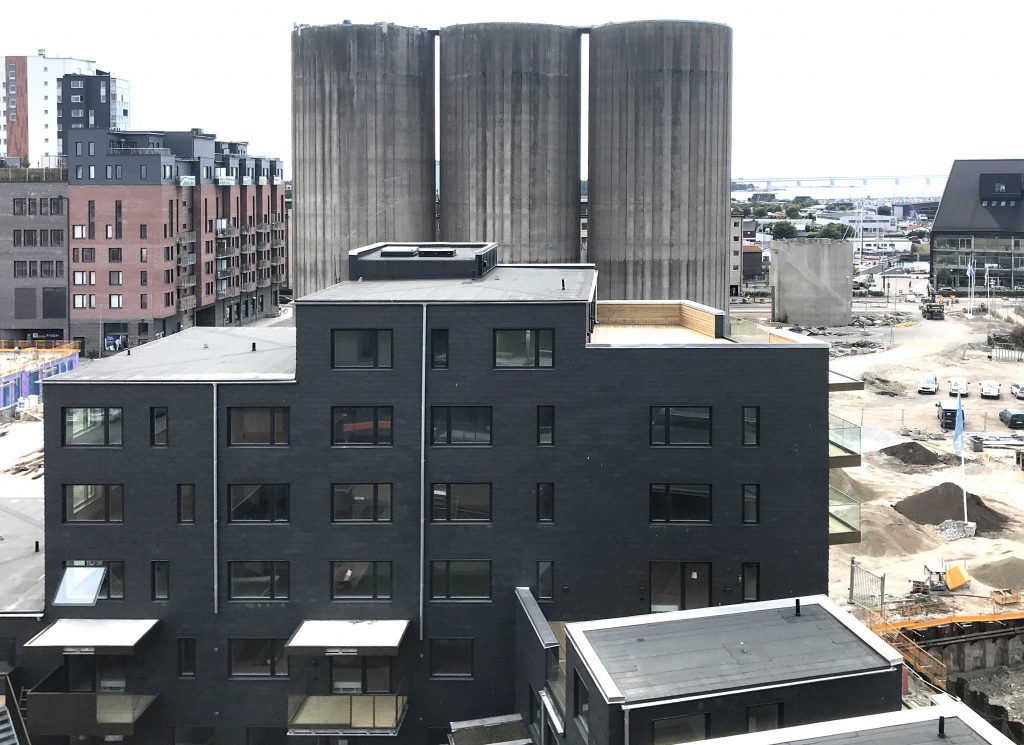 Bagbord + siloer/ oktober 2020/ Byggeplads