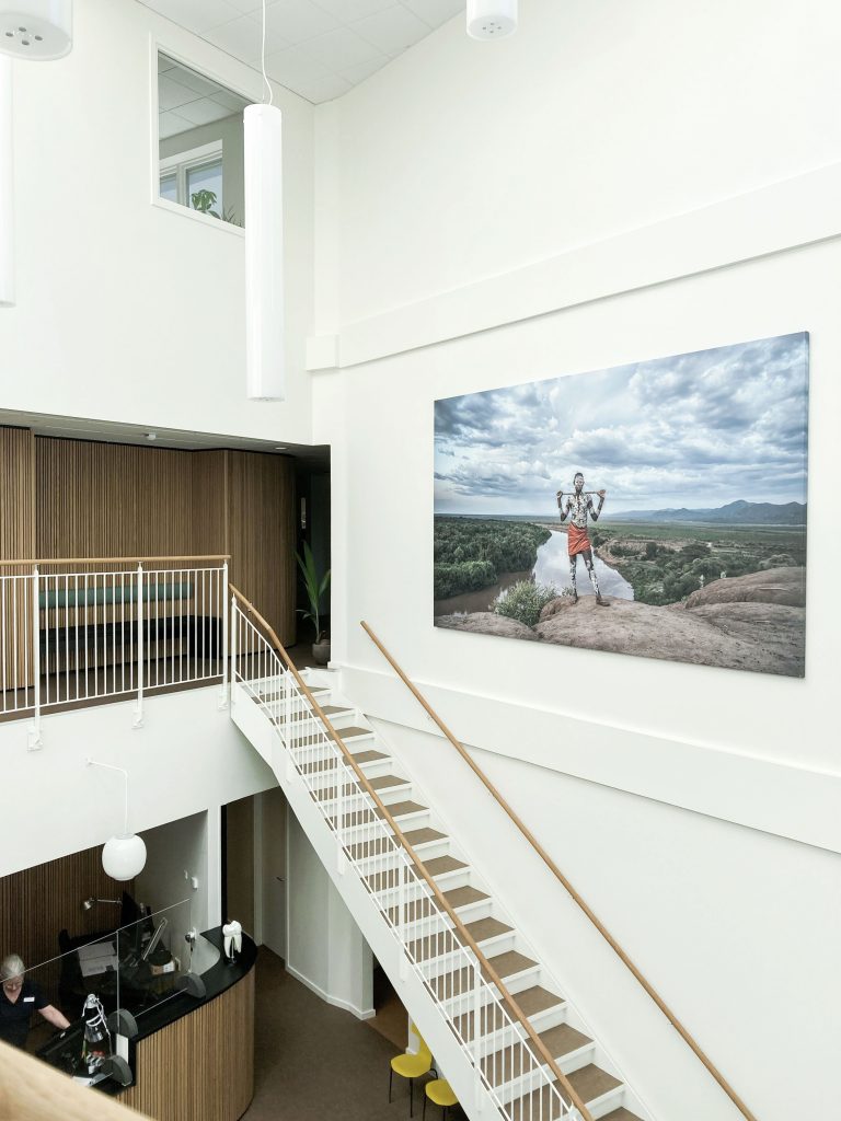 Det triplehøje atrium - huset nerve