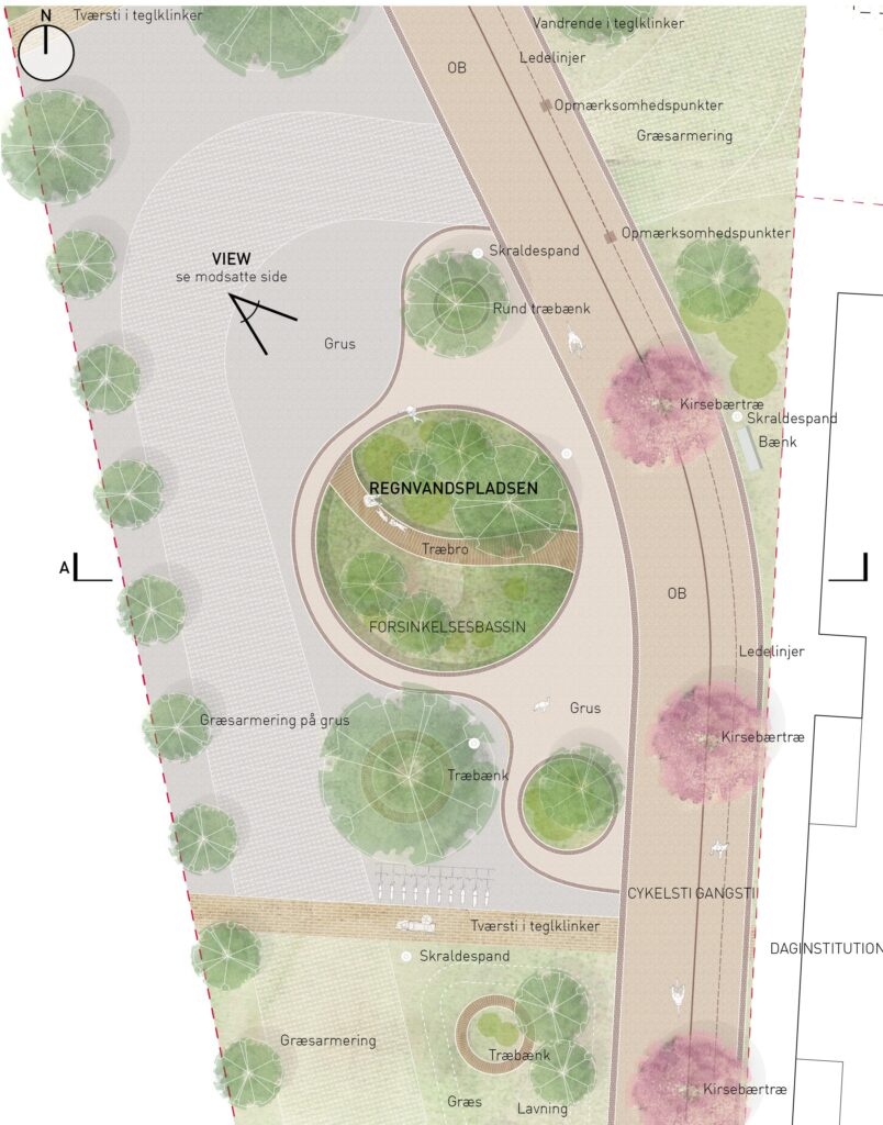 Regnvandspladsen - plan